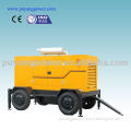 Mobile type diesel generator set (four wheels)